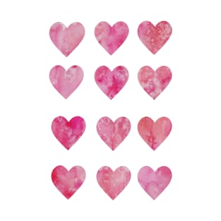 Pink hearts T-Shirt