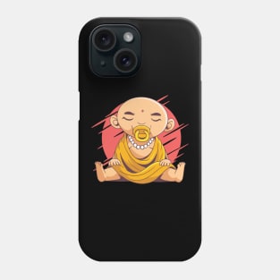Funny Baby Buddha Yoga Meditating Gift Phone Case