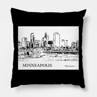 Minneapolis - Minnesota Pillow