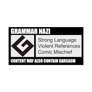 Grammar Nazi Label T-Shirt