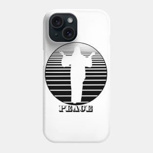 Peace with Christ, graphic Phone Case