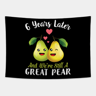 Husband And Wife 6 Years Later And We're Still A Great Pear Tapestry