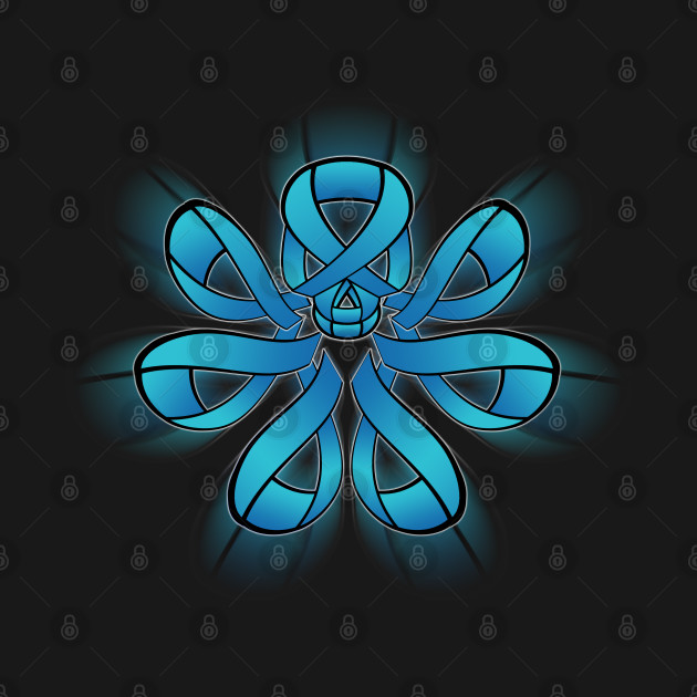 Lymphedema Ribbon HYDRA Symbol by Veraukoion