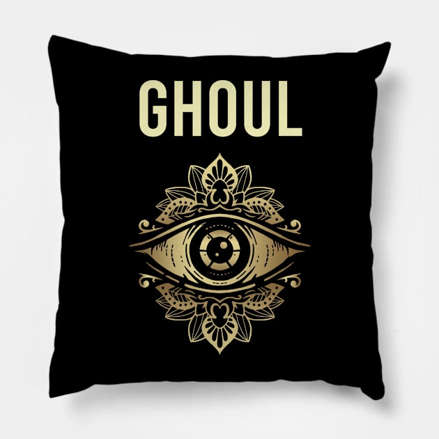 Ghoul Watching Pillow by blakelan128