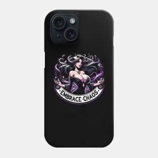 Embrace Chaos - Beautiful Sorceress - Dark Fantasy Phone Case