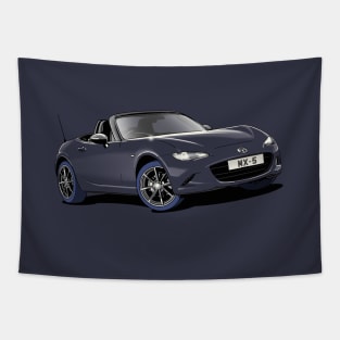 Mazda MX-5 Mark IV in black Tapestry