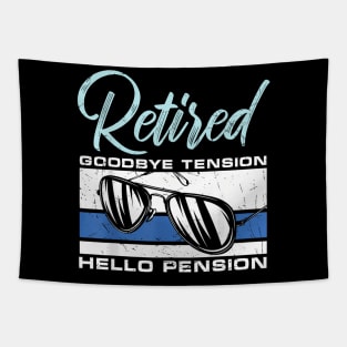 Retired Tension  Pension  Police Tapestry