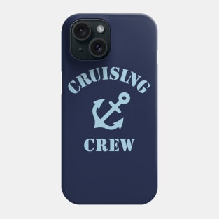 Cruising Crew (Crew Complement / Anchor / Skyblue) Phone Case