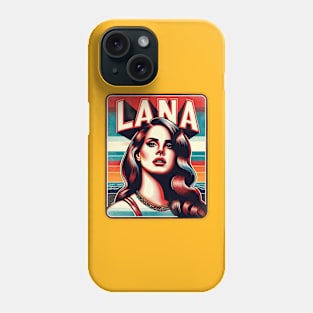 Lana Del Rey - 70s Iron-On Inspired Design Phone Case