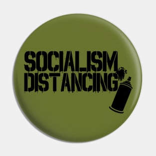 SOCIALISM DISTANCING - FREE SPEECH SHOP Pin