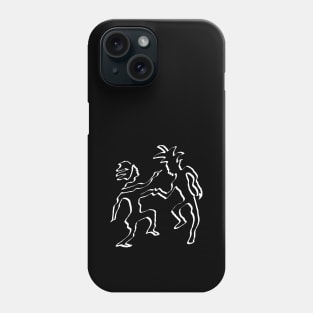 Dance the White Line away  - Oneliner Phone Case