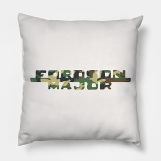 Vintage 1959 Fordson Major tractor logo camo style Pillow