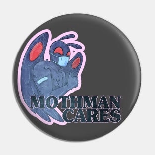 Mothman Cares Pin