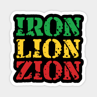 Iron Lion Zion Magnet