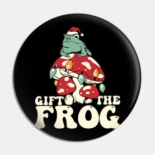 Gift the Frog - Frogcore & Goblincore Art Pin