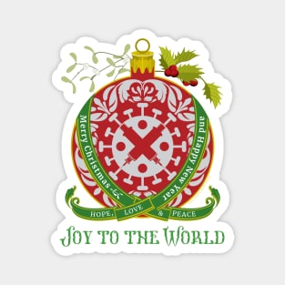 Merry Christmas. Joy to the world. Magnet