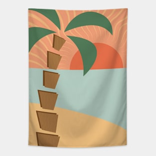 Abstract Summer Sunset Tapestry