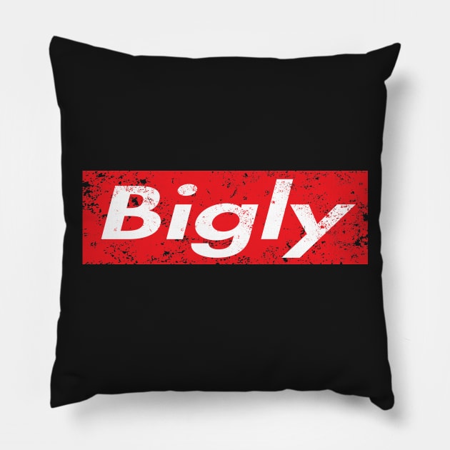 BIGLY Pillow by KARMADESIGNER T-SHIRT SHOP