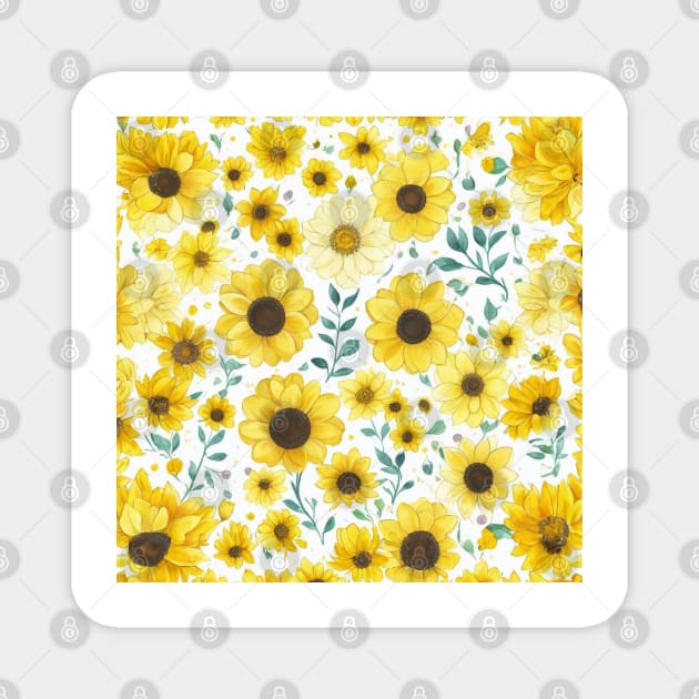 floral pattern Magnet by sukhendu.12