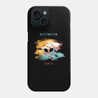 Alien in space Phone Case