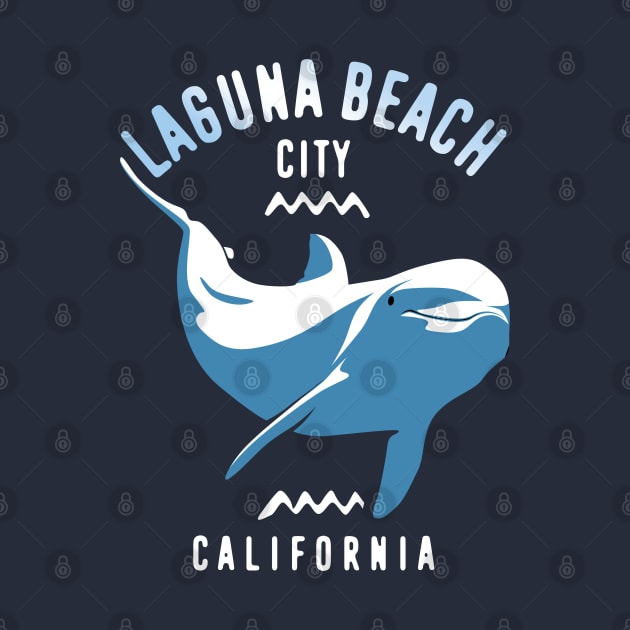 Laguna Beach City Of The Dolphins by TMBTM