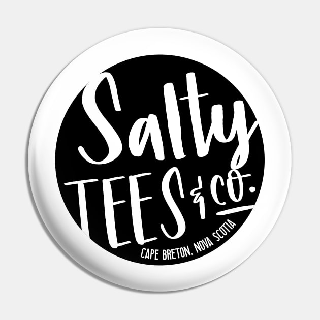 SALTY TEES LOGO | BLACK Pin by SALTY TEES & CO.