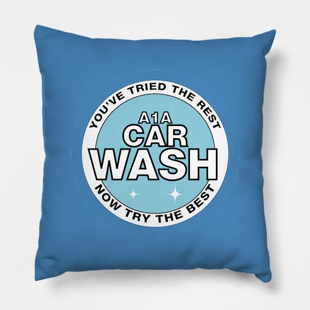 A1A Car Wash Pillow by AliceTWD