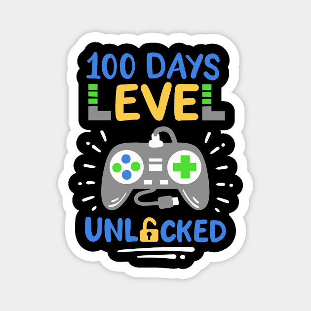 100 Days of School Video Games Magnet by KAWAIITEE