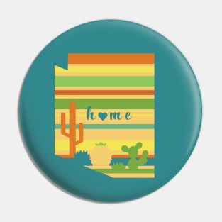 Arizona Home Sarape Pin