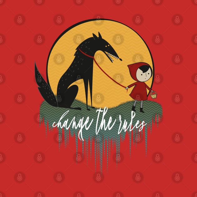 Little Red Riding Hood changes the rules by MissCactusArt