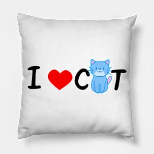 I love cat cat lover Pillow