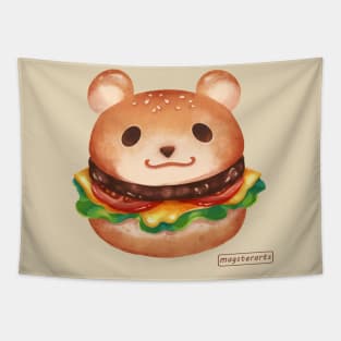 Mr. Burger Bear Tapestry