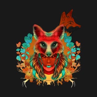 Animal Tribute Spirit Collection Fox T-Shirt