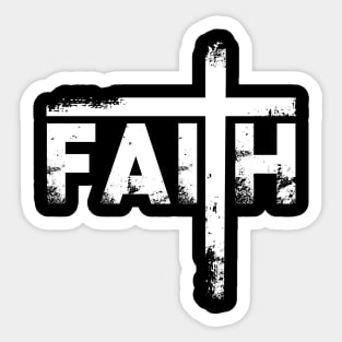 Teal Faith Cross Cursive Christian Symbol Sticker for Sale by move-mtns