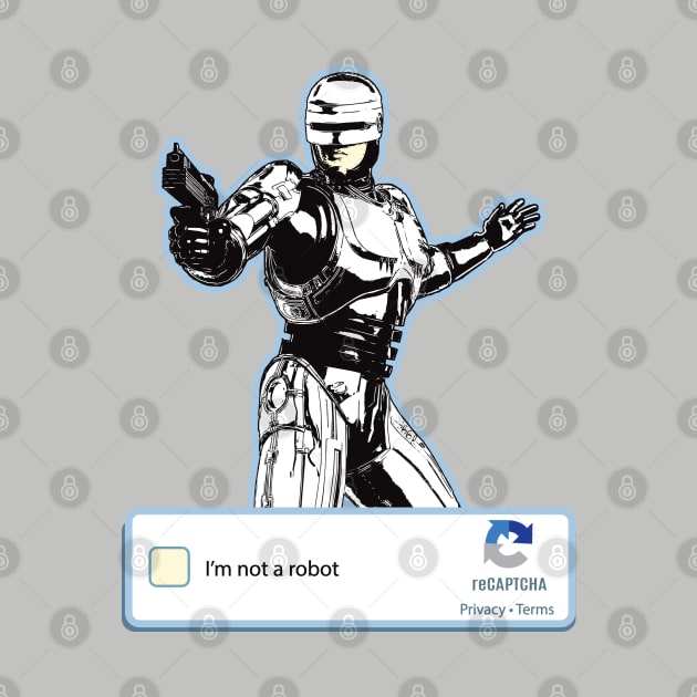 I'm Not A Robot Captcha Log In by Alema Art