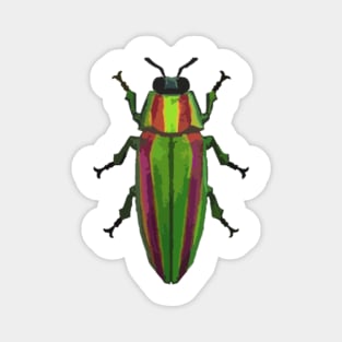 Jewel Beetle Digital Painting Magnet