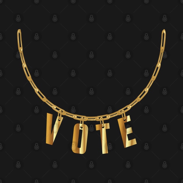 vote necklace by MZeeDesigns