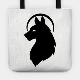 tribal wolf Tote