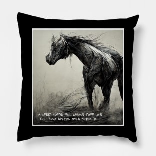 horse change  lifes Pillow