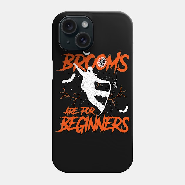 Snowboarder Helloween Saying Phone Case by BestsellerTeeShirts