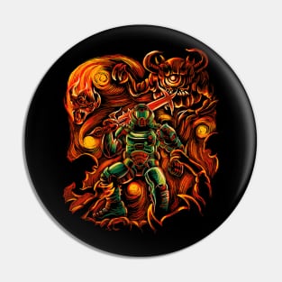 Fiery Night Pin