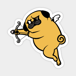 Pug Cupid Magnet