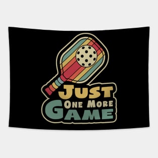 Pickleball Just One More Game Tapestry