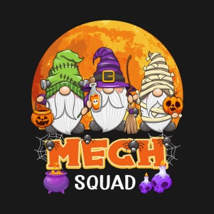 Mech Squad Halloween - Mechanic Gnome Matching T-Shirt