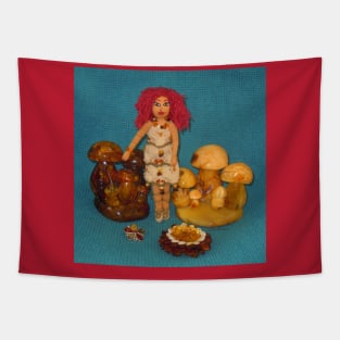 Amber Faerie Doll Tapestry