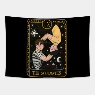 Soulmates tarot card Tapestry