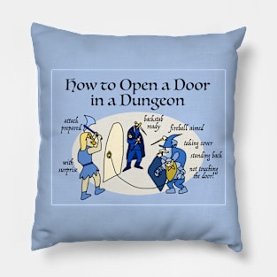 How to Open a Door in a Dungeon Pillow