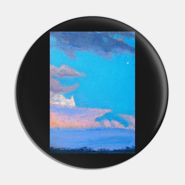 Blue evening Pin by krinichnaya