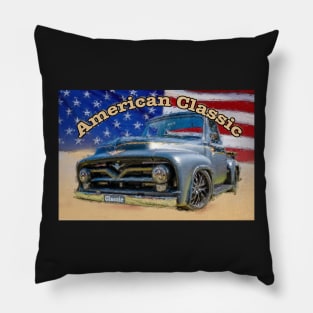 Classic Old American Truck Pillow