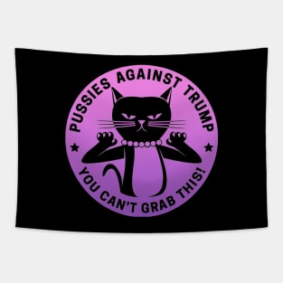 Pussies Against Trump - Purple Pink Tapestry